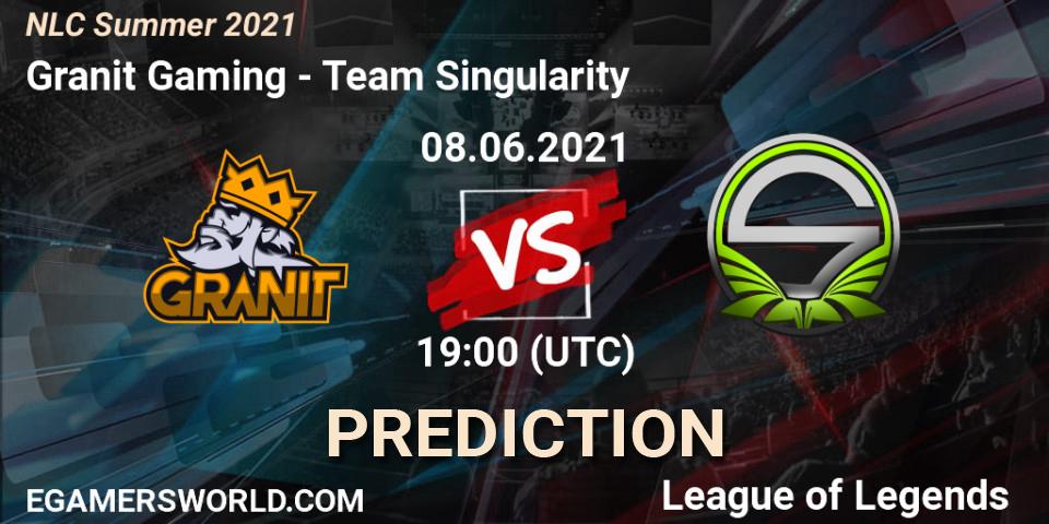 Granit Gaming - Team Singularity: прогноз. 08.06.2021 at 19:00, LoL, NLC Summer 2021