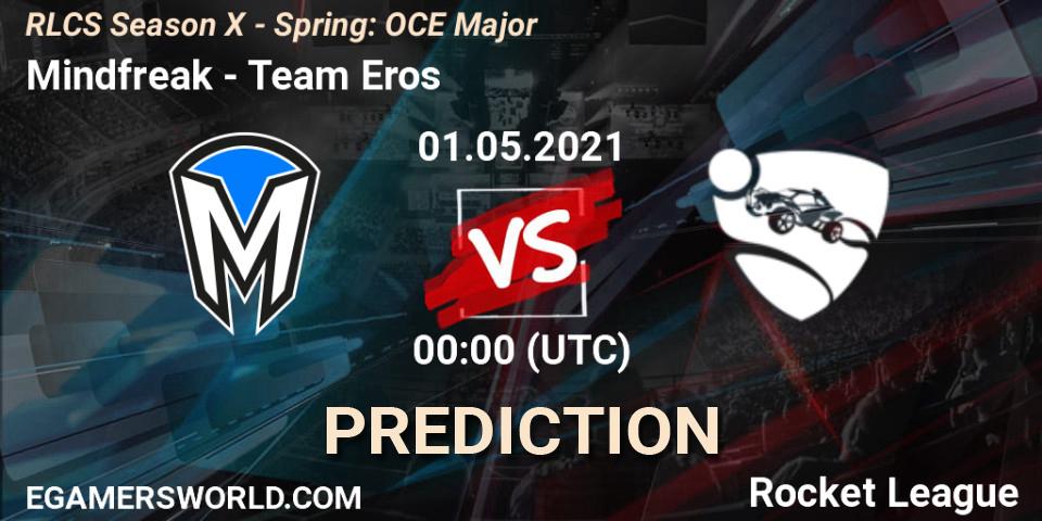 Mindfreak - Team Eros: прогноз. 01.05.2021 at 00:00, Rocket League, RLCS Season X - Spring: OCE Major