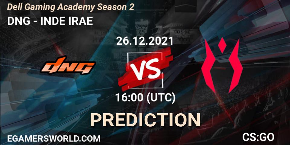 DNG - INDE IRAE: прогноз. 26.12.2021 at 16:05, Counter-Strike (CS2), Dell Gaming Academy Season 2