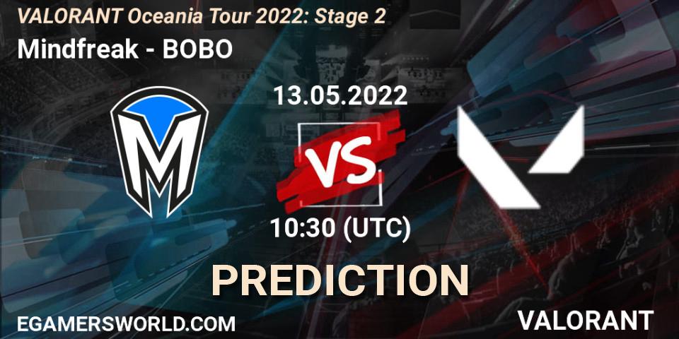 Mindfreak - BOBO: прогноз. 13.05.2022 at 10:30, VALORANT, VALORANT Oceania Tour 2022: Stage 2