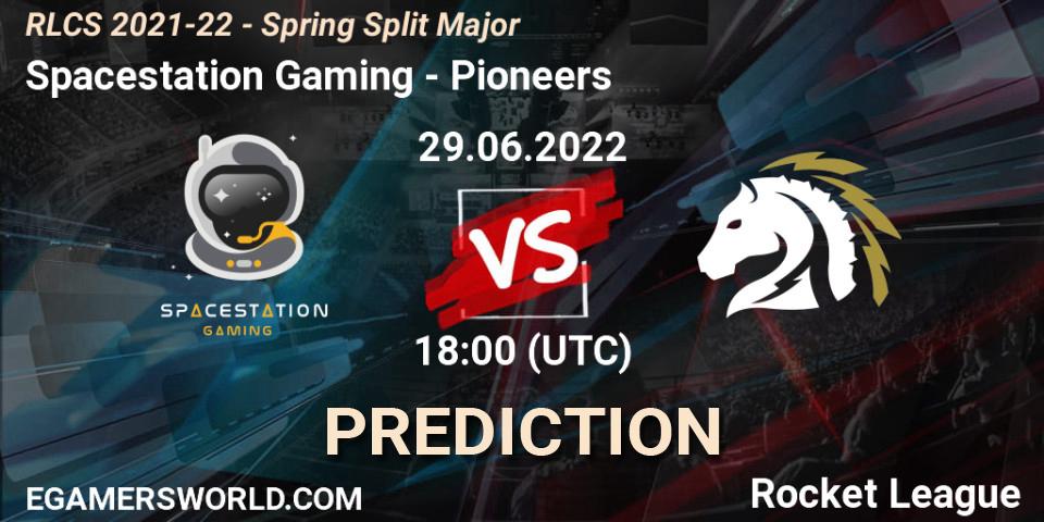 Spacestation Gaming - Pioneers: прогноз. 29.06.2022 at 18:00, Rocket League, RLCS 2021-22 - Spring Split Major