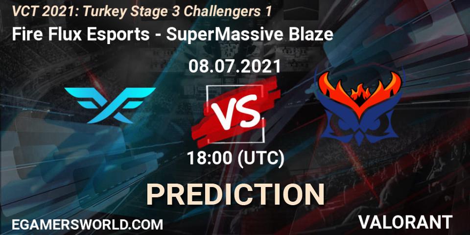Fire Flux Esports - SuperMassive Blaze: прогноз. 08.07.2021 at 18:15, VALORANT, VCT 2021: Turkey Stage 3 Challengers 1