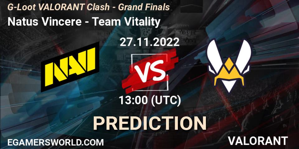 Natus Vincere - Team Vitality: прогноз. 27.11.22, VALORANT, G-Loot VALORANT Clash - Grand Finals