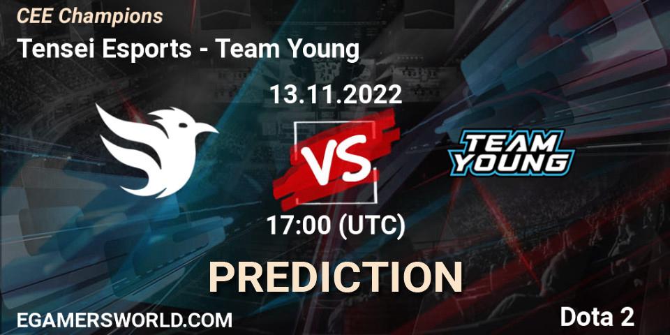 Tensei Esports - Team Young: прогноз. 13.11.22, Dota 2, CEE Champions