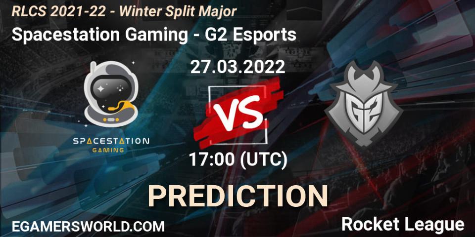 Spacestation Gaming - G2 Esports: прогноз. 27.03.2022 at 17:00, Rocket League, RLCS 2021-22 - Winter Split Major