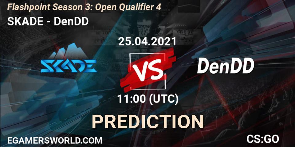 SKADE - DenDD: прогноз. 25.04.2021 at 11:10, Counter-Strike (CS2), Flashpoint Season 3: Open Qualifier 4