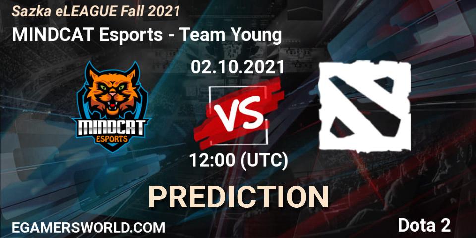 MINDCAT Esports - Team Young: прогноз. 02.10.2021 at 15:04, Dota 2, Sazka eLEAGUE Fall 2021