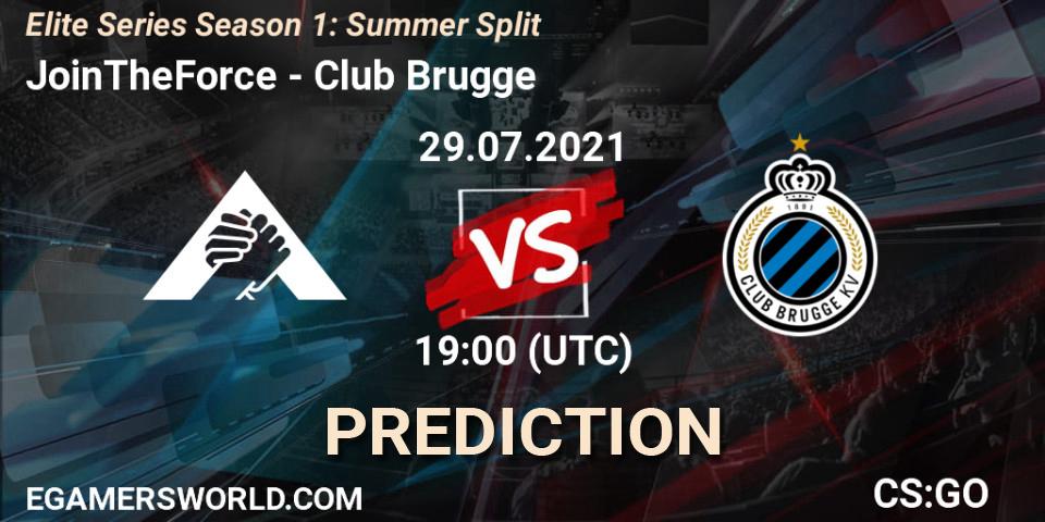JoinTheForce - Club Brugge: прогноз. 29.07.2021 at 19:00, Counter-Strike (CS2), Elite Series Season 1: Summer Split