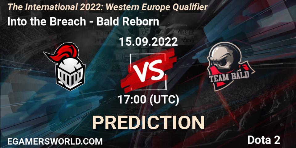 Into the Breach - Bald Reborn: прогноз. 15.09.22, Dota 2, The International 2022: Western Europe Qualifier