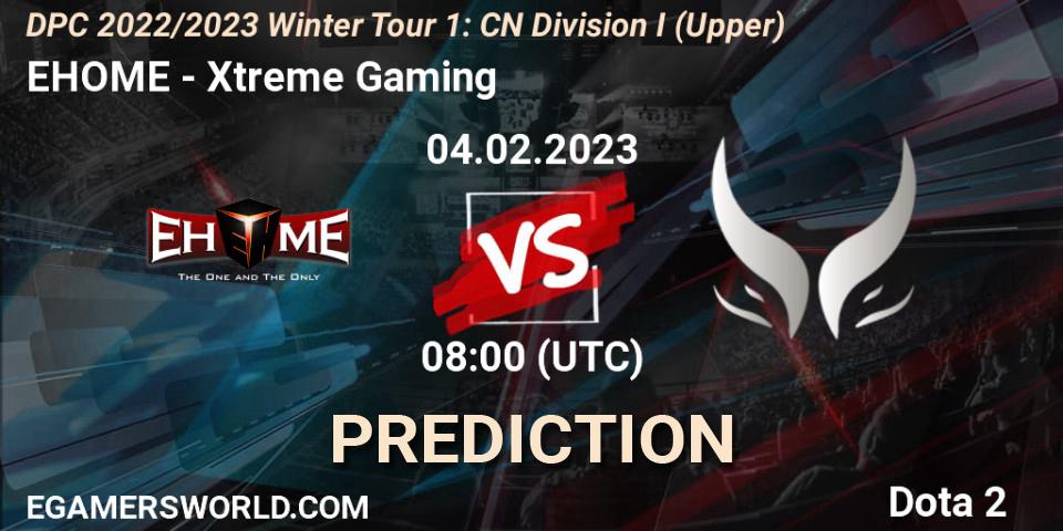 EHOME - Xtreme Gaming: прогноз. 04.02.2023 at 10:56, Dota 2, DPC 2022/2023 Winter Tour 1: CN Division I (Upper)