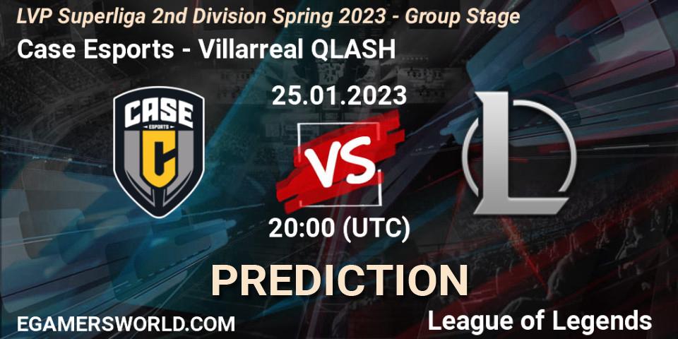 Case Esports - Villarreal QLASH: прогноз. 25.01.2023 at 20:00, LoL, LVP Superliga 2nd Division Spring 2023 - Group Stage
