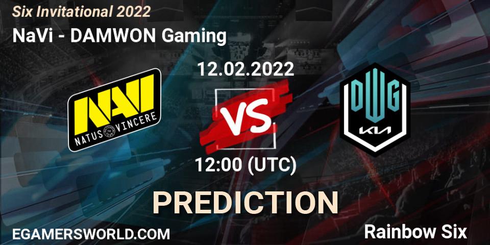 NaVi - DAMWON Gaming: прогноз. 12.02.2022 at 12:00, Rainbow Six, Six Invitational 2022