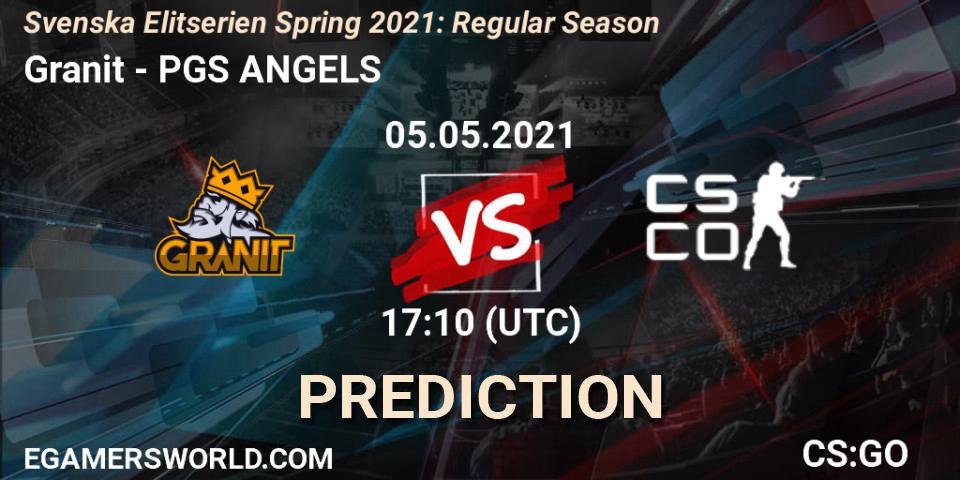 Granit - PGS ANGELS: прогноз. 06.05.2021 at 17:10, Counter-Strike (CS2), Svenska Elitserien Spring 2021: Regular Season