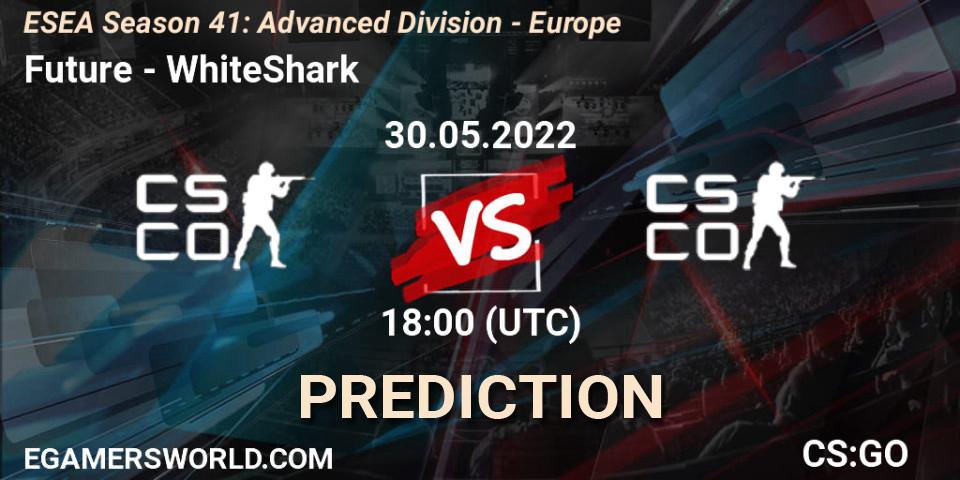 Future - WhiteShark: прогноз. 30.05.2022 at 18:00, Counter-Strike (CS2), ESEA Season 41: Advanced Division - Europe