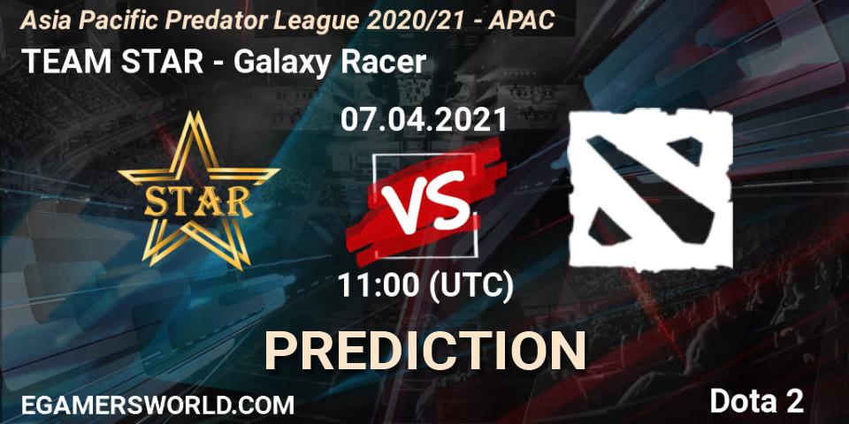 TEAM STAR - Galaxy Racer: прогноз. 07.04.2021 at 11:54, Dota 2, Asia Pacific Predator League 2020/21 - APAC