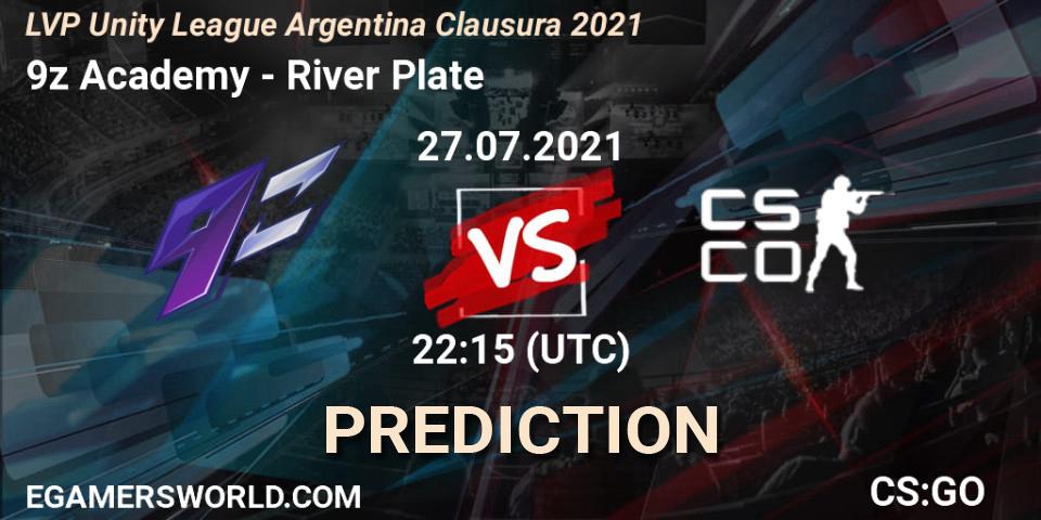 9z Academy - River Plate: прогноз. 27.07.2021 at 22:15, Counter-Strike (CS2), LVP Unity League Argentina Clausura 2021