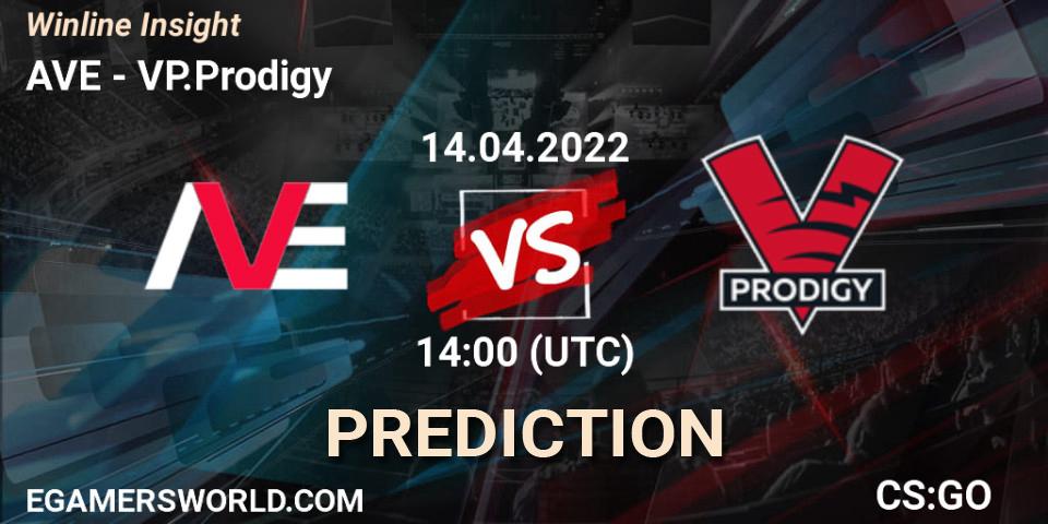 AVE - VP.Prodigy: прогноз. 14.04.2022 at 14:30, Counter-Strike (CS2), Winline Insight