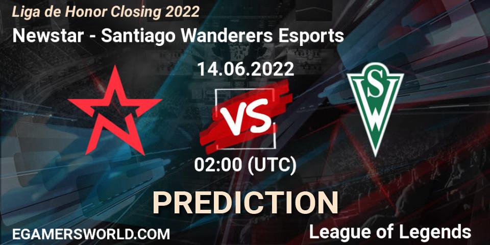 Newstar - Santiago Wanderers Esports: прогноз. 14.06.2022 at 02:00, LoL, Liga de Honor Closing 2022