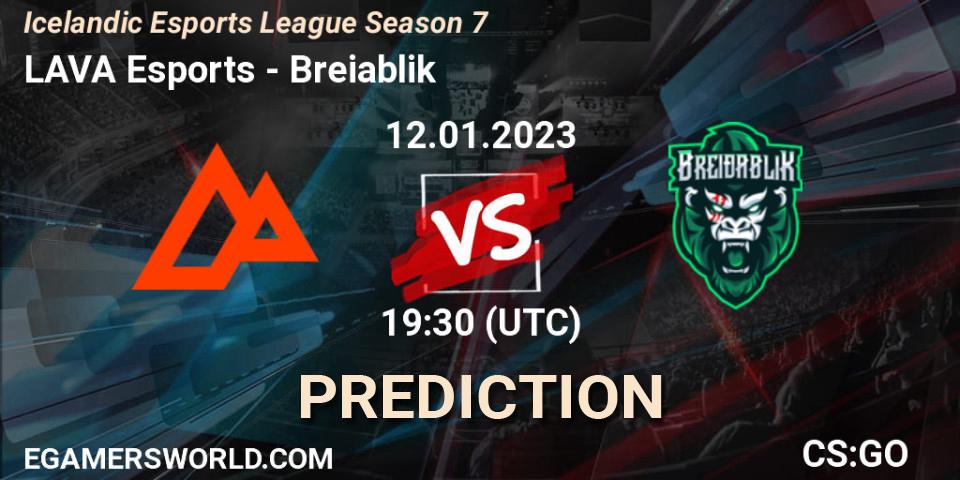 LAVA Esports - Breiðablik: прогноз. 10.01.23, CS2 (CS:GO), Icelandic Esports League Season 7