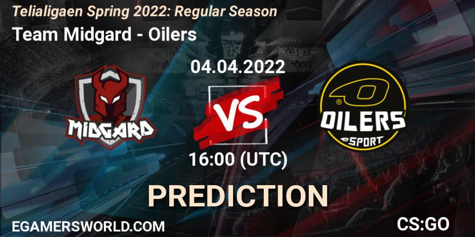 Team Midgard - Oilers: прогноз. 04.04.2022 at 16:00, Counter-Strike (CS2), Telialigaen Spring 2022: Regular Season