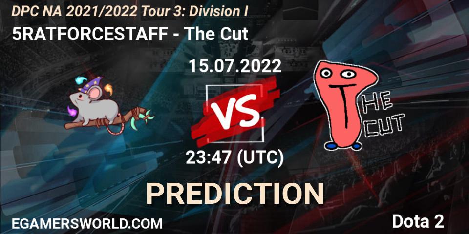 5RATFORCESTAFF - The Cut: прогноз. 15.07.2022 at 23:47, Dota 2, DPC NA 2021/2022 Tour 3: Division I