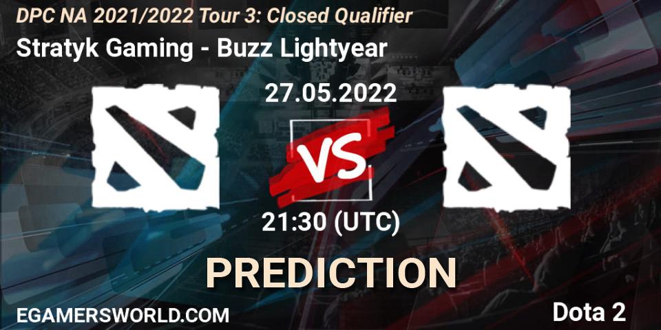 Stratyk Gaming - Buzz Lightyear: прогноз. 27.05.2022 at 21:38, Dota 2, DPC NA 2021/2022 Tour 3: Closed Qualifier