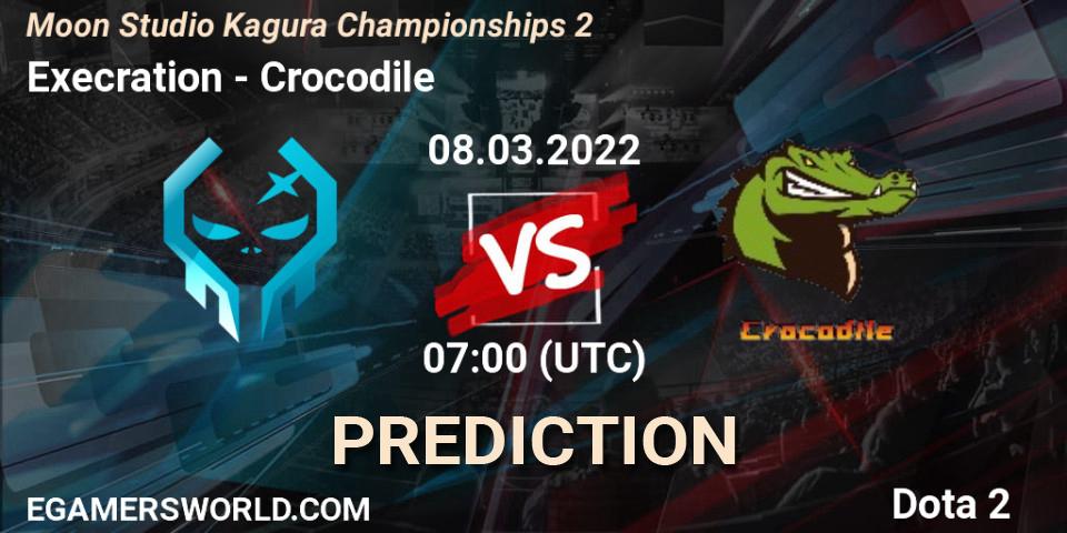 Execration - Crocodile: прогноз. 08.03.2022 at 07:47, Dota 2, Moon Studio Kagura Championships 2