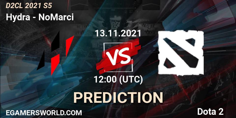 Hydra - NoMarci: прогноз. 13.11.2021 at 12:01, Dota 2, Dota 2 Champions League 2021 Season 5