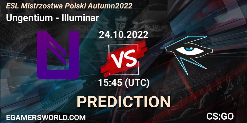 Ungentium - Illuminar: прогноз. 24.10.2022 at 15:45, Counter-Strike (CS2), ESL Mistrzostwa Polski Autumn 2022