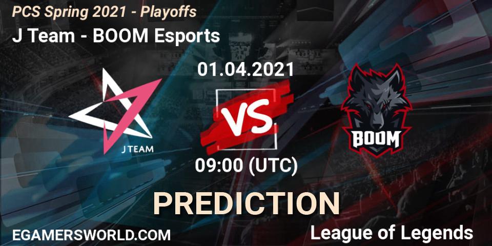 J Team - BOOM Esports: прогноз. 01.04.2021 at 09:00, LoL, PCS Spring 2021 - Playoffs