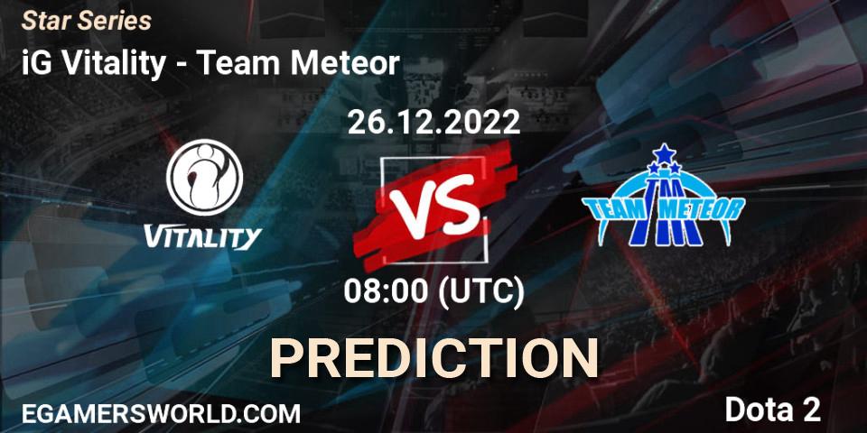 iG Vitality - Team Meteor: прогноз. 23.12.22, Dota 2, Star Series