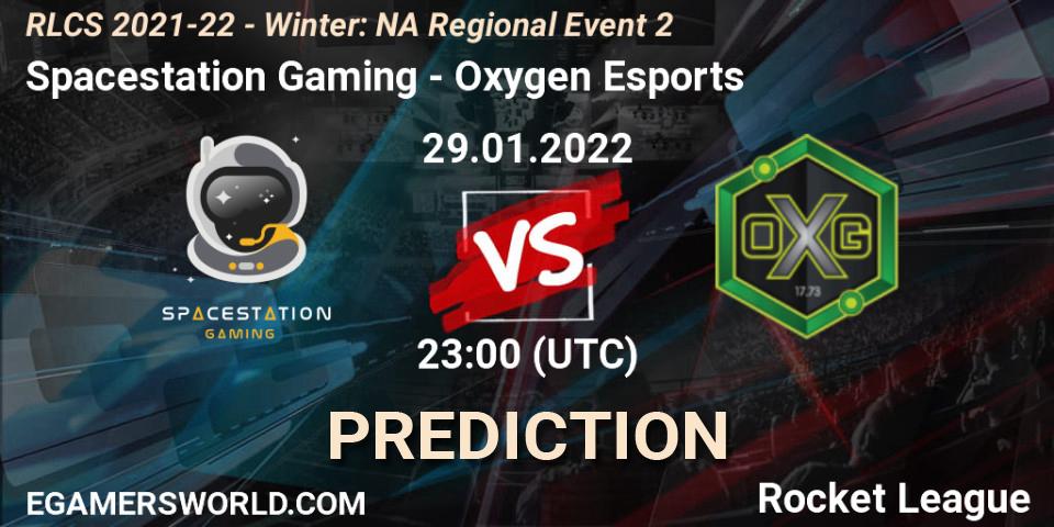 Spacestation Gaming - Oxygen Esports: прогноз. 29.01.2022 at 23:00, Rocket League, RLCS 2021-22 - Winter: NA Regional Event 2