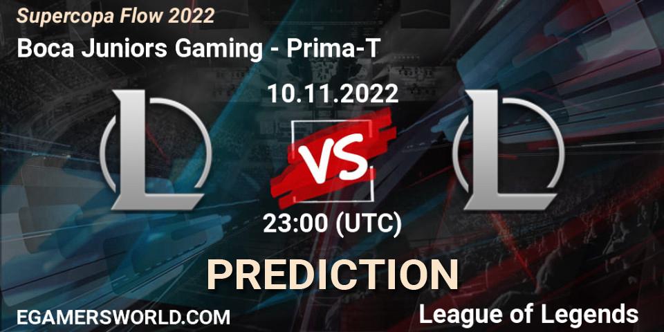 Boca Juniors Gaming - Prima-T: прогноз. 10.11.22, LoL, Supercopa Flow 2022