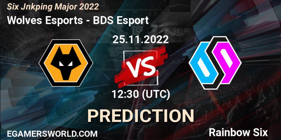 Wolves Esports - BDS Esport: прогноз. 25.11.2022 at 14:30, Rainbow Six, Six Jönköping Major 2022