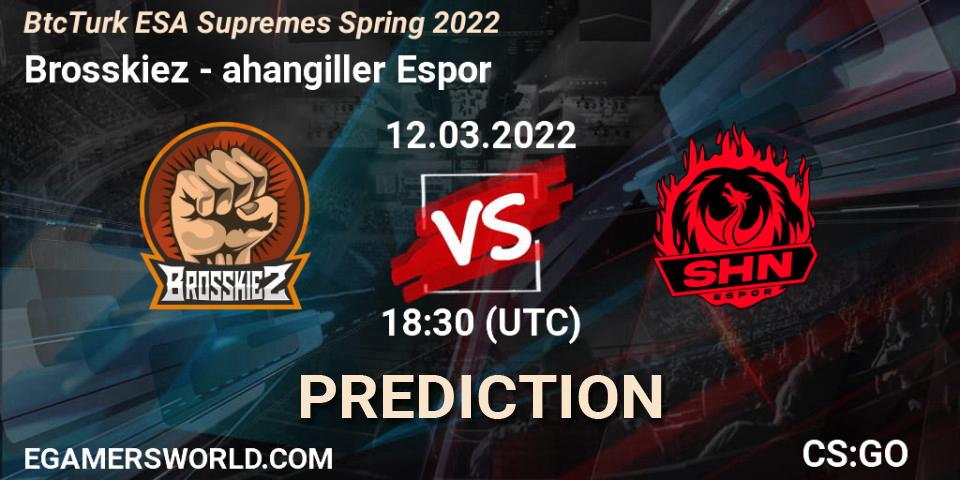 Brosskiez - Şahangiller Espor: прогноз. 12.03.2022 at 18:00, Counter-Strike (CS2), BtcTurk ESA Supremes Spring 2022