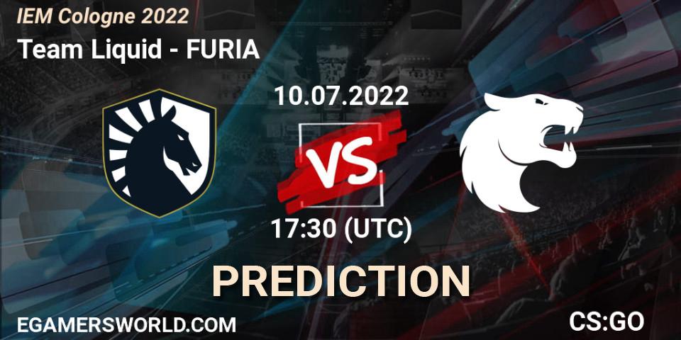 Team Liquid - FURIA: прогноз. 10.07.2022 at 17:45, Counter-Strike (CS2), IEM Cologne 2022