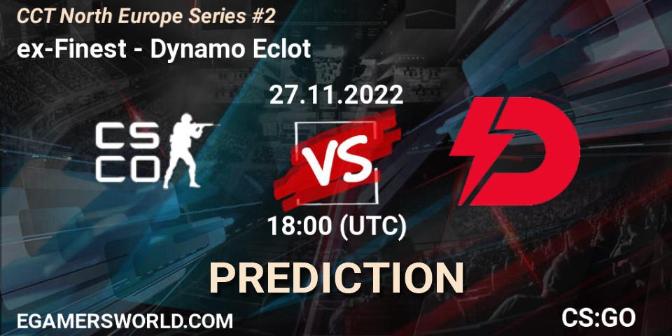 ex-Finest - Dynamo Eclot: прогноз. 27.11.22, CS2 (CS:GO), CCT North Europe Series #2