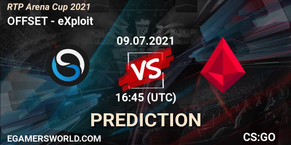 OFFSET - eXploit: прогноз. 09.07.21, CS2 (CS:GO), RTP Arena Cup 2021