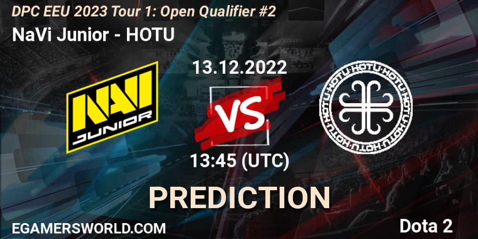 NaVi Junior - HOTU: прогноз. 13.12.2022 at 13:45, Dota 2, DPC EEU 2023 Tour 1: Open Qualifier #2