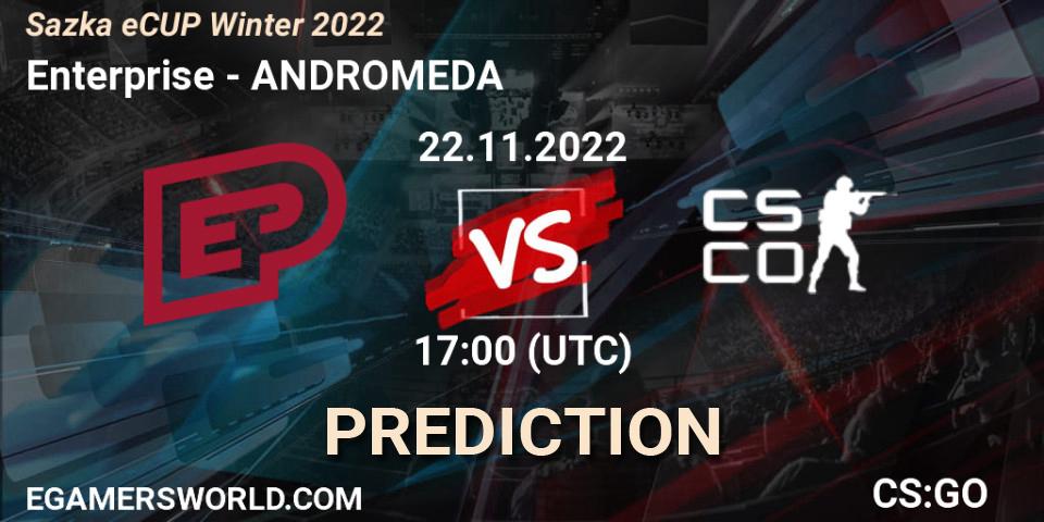 Enterprise - ANDROMEDA: прогноз. 22.11.2022 at 17:00, Counter-Strike (CS2), Sazka eCUP Winter 2022
