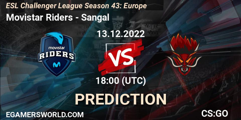 Movistar Riders - Sangal: прогноз. 13.12.22, CS2 (CS:GO), ESL Challenger League Season 43: Europe