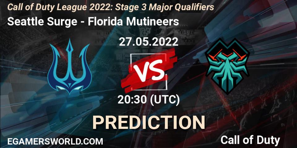 Seattle Surge - Florida Mutineers: прогноз. 27.05.22, Call of Duty, Call of Duty League 2022: Stage 3