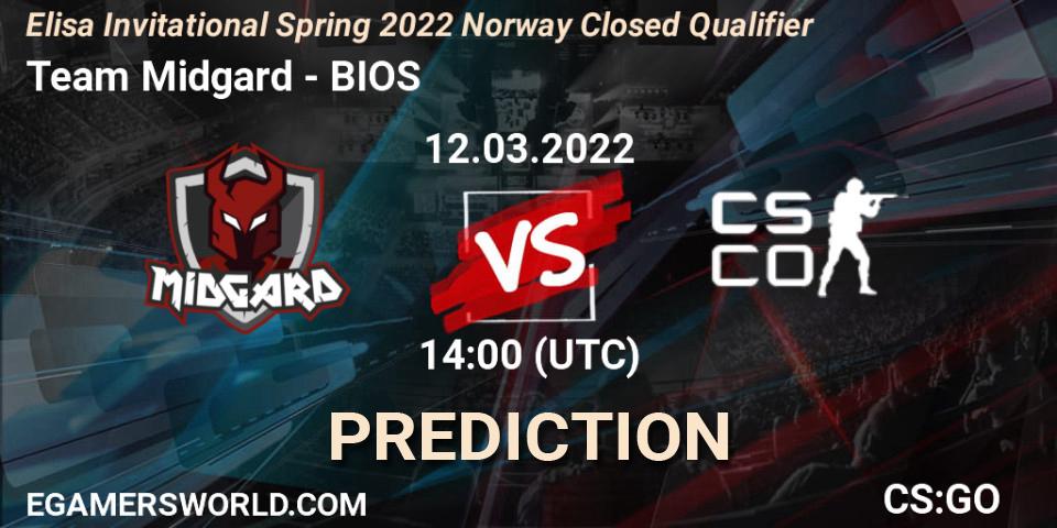 Team Midgard - BIOS: прогноз. 12.03.2022 at 14:00, Counter-Strike (CS2), Elisa Invitational Spring 2022 Norway Closed Qualifier