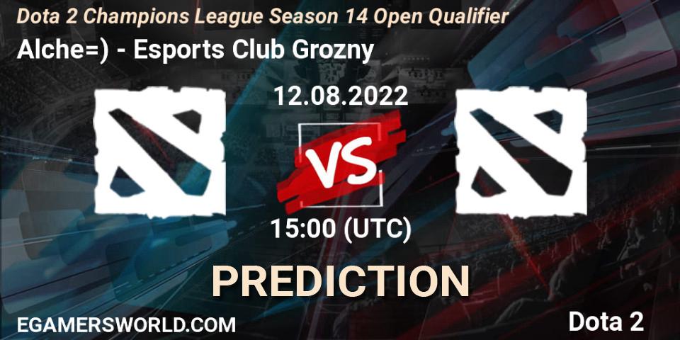 Alche=) - Esports Club Grozny: прогноз. 12.08.2022 at 15:00, Dota 2, Dota 2 Champions League Season 14 Open Qualifier