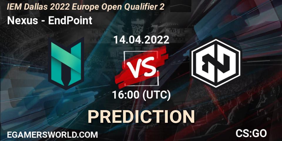 Nexus - EndPoint: прогноз. 14.04.22, CS2 (CS:GO), IEM Dallas 2022 Europe Open Qualifier 2