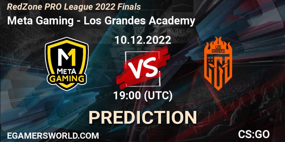 Meta Gaming Brasil - Los Grandes Academy: прогноз. 10.12.2022 at 19:00, Counter-Strike (CS2), RedZone PRO League 2022 Finals