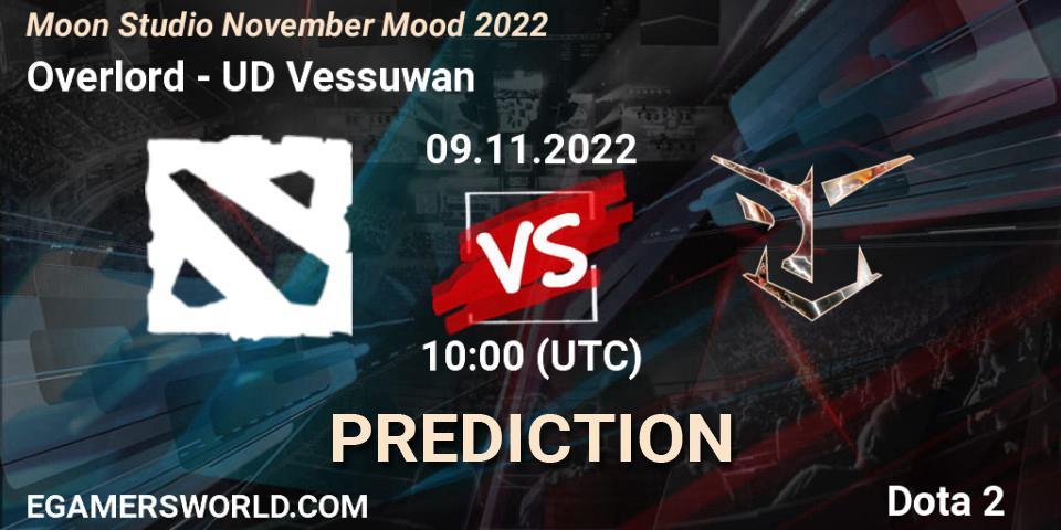 Overlord - UD Vessuwan: прогноз. 09.11.2022 at 10:29, Dota 2, Moon Studio November Mood 2022