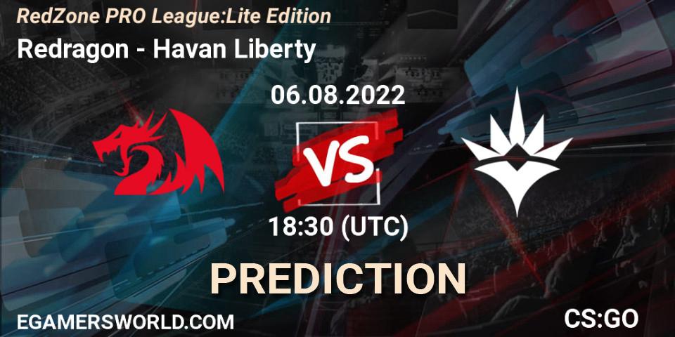 Redragon - The Union: прогноз. 06.08.2022 at 18:30, Counter-Strike (CS2), RedZone PRO League: Lite Edition