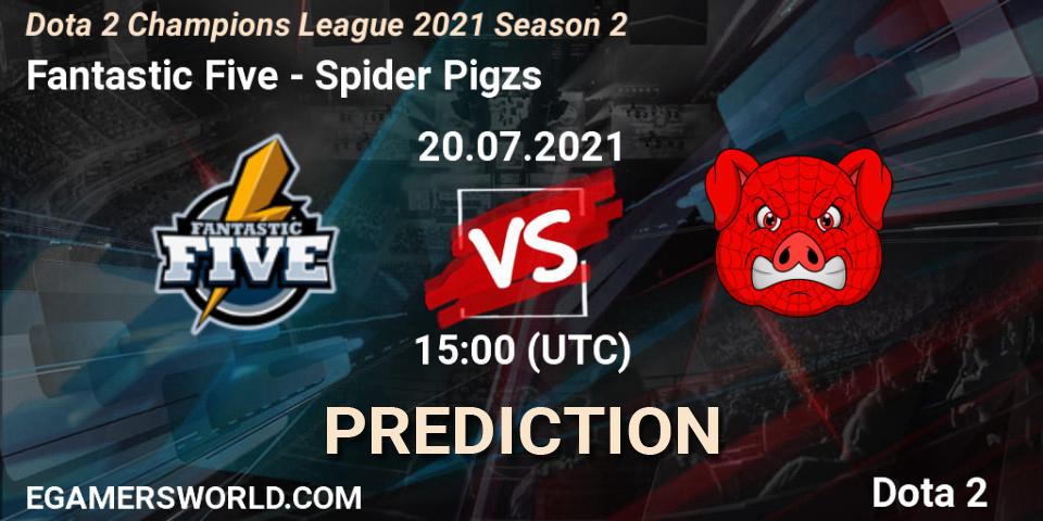 Fantastic Five - Spider Pigzs: прогноз. 20.07.2021 at 15:05, Dota 2, Dota 2 Champions League 2021 Season 2