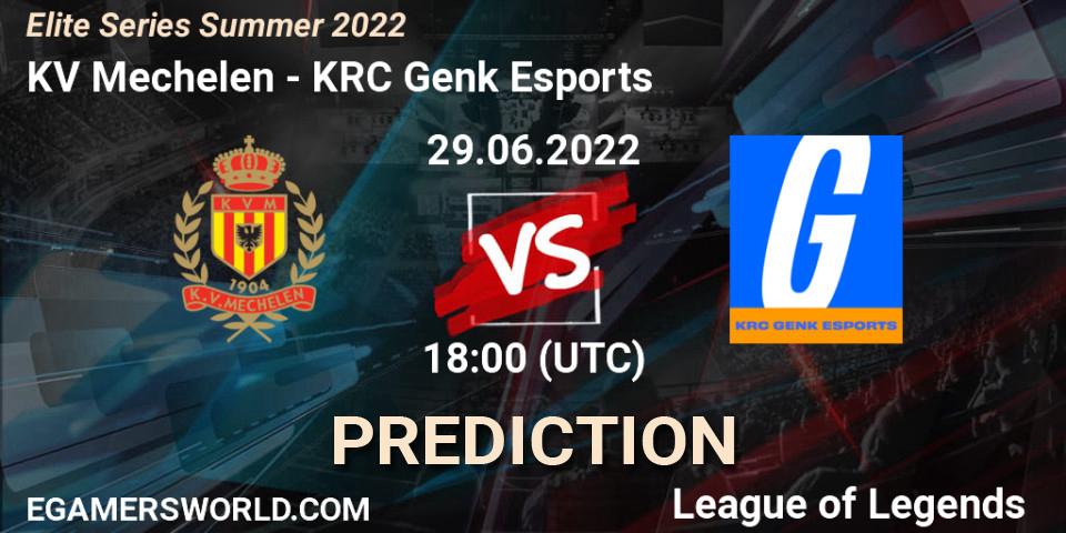 KV Mechelen - KRC Genk Esports: прогноз. 29.06.2022 at 18:00, LoL, Elite Series Summer 2022